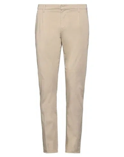 DONDUP DONDUP MAN PANTS BEIGE SIZE 31 COTTON, POLYESTER, POLYAMIDE, ELASTANE