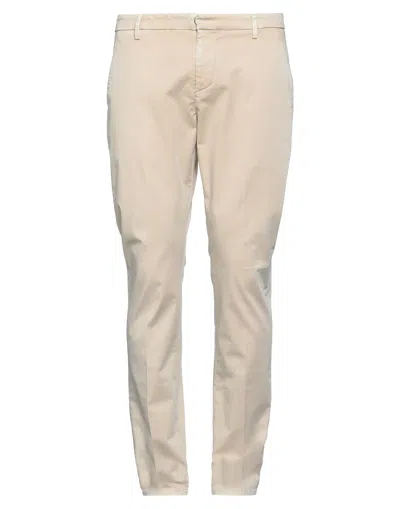 Dondup Cotton Trousers Mod. Gaubert In Neutral