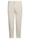 Dondup Man Pants Beige Size 36 Cotton, Elastane In Neutral