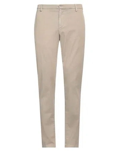 Dondup Man Pants Beige Size 36 Cotton, Lyocell, Elastane In Beige