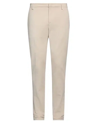 DONDUP DONDUP MAN PANTS BEIGE SIZE 36 VISCOSE, POLYAMIDE, ELASTANE