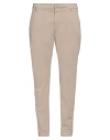 Dondup Man Pants Beige Size 31 Cotton, Polyester, Polyamide, Elastane In Beige