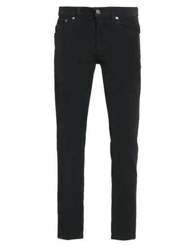 Dondup Man Pants Black Size 28 Cotton, Elastane