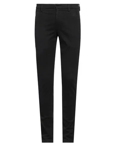 Dondup Man Pants Black Size 28 Cotton, Lyocell, Elastane