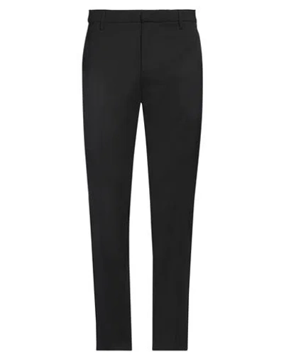 DONDUP DONDUP MAN PANTS BLACK SIZE 30 VIRGIN WOOL, ELASTANE, POLYESTER