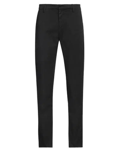 Dondup Man Pants Black Size 34 Cotton, Elastane