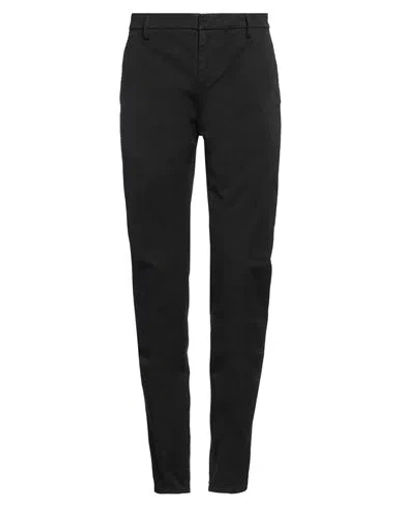 Dondup Man Pants Black Size 31 Cotton, Elastane