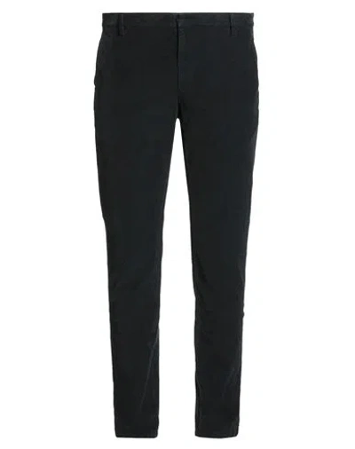 DONDUP DONDUP MAN PANTS BLACK SIZE 32 COTTON, ELASTANE