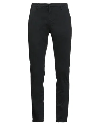 Dondup Man Pants Black Size 32 Cotton, Elastane