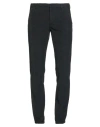 Dondup Man Pants Midnight Blue Size 30 Cotton, Lyocell, Elastane In Black