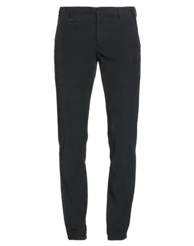 DONDUP DONDUP MAN PANTS BLACK SIZE 33 COTTON, ELASTANE