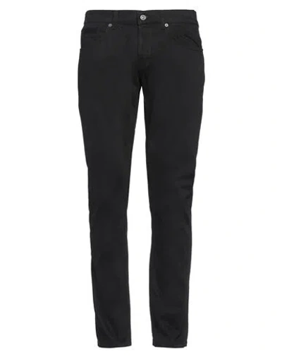 Dondup Man Pants Black Size 33 Cotton, Elastane