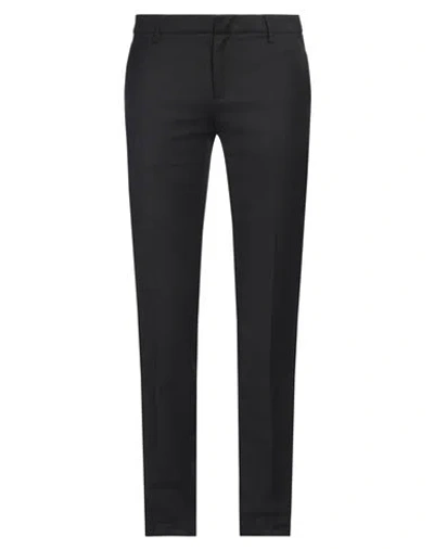 Dondup Man Pants Black Size 30 Polyester, Virgin Wool, Elastane