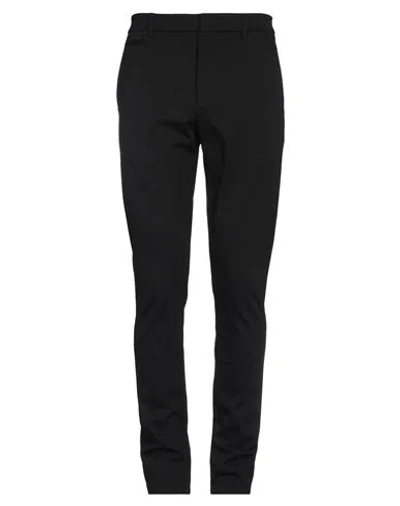 DONDUP DONDUP MAN PANTS BLACK SIZE 33 VISCOSE, POLYAMIDE, ELASTANE