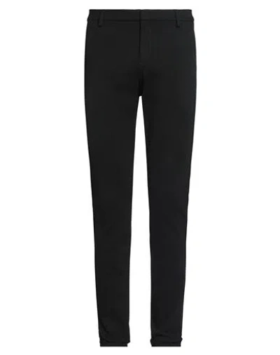 Dondup Man Pants Black Size 34 Viscose, Polyamide, Elastane