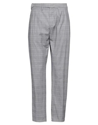 Dondup Man Pants Light Grey Size 35 Cotton, Elastane In Black