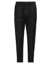 Dondup Man Pants Black Size 35 Virgin Wool, Elastane In Black