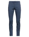 Dondup Man Pants Blue Size 32 Cotton, Elastane