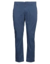 Dondup Man Pants Blue Size 34 Cotton, Elastane