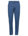 Dondup Man Pants Blue Size 35 Cotton, Lyocell, Elastane