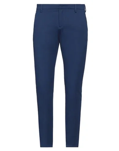Dondup Man Pants Blue Size 35 Viscose, Polyamide, Elastane