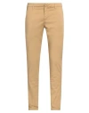 Dondup Man Pants Brown Size 32 Cotton, Elastane