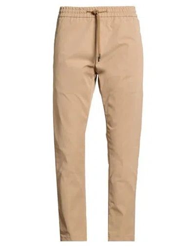 Dondup Man Pants Camel Size 32 Polyester, Elastomultiester In Nude