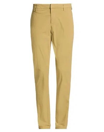 Dondup Man Pants Camel Size 33 Cotton, Elastane In Neutral