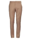Dondup Man Pants Camel Size 34 Virgin Wool, Elastane In Neutral