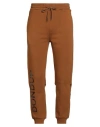 Dondup Man Pants Camel Size L Cotton, Elastane In Brown