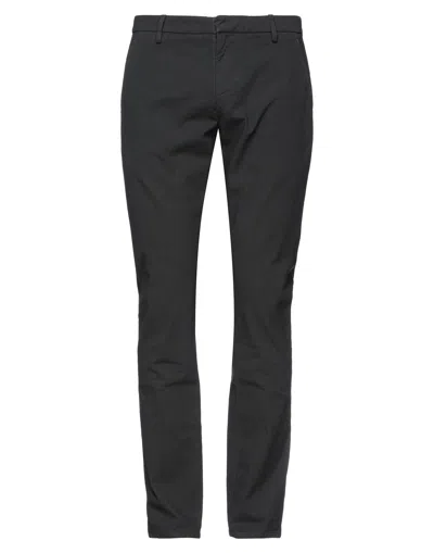 DONDUP DONDUP MAN PANTS CHARCOAL SIZE 29 COTTON, POLYESTER, VISCOSE, ELASTANE