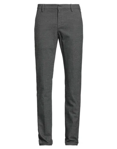 Dondup Man Pants Charcoal Size 30 Cotton, Polyester, Viscose, Elastane In Gray