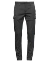 Dondup Man Pants Charcoal Size 31 Polyester, Viscose, Cotton, Elastane In Grey