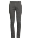 Dondup Man Pants Charcoal Size 32 Cotton, Elastane In Gray