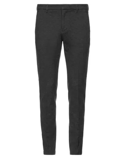 Dondup Man Pants Charcoal Size 32 Viscose, Polyamide, Elastane In Animal Print