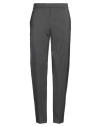 Dondup Cuffed Hem Stretch Cotton Trousers In Grey