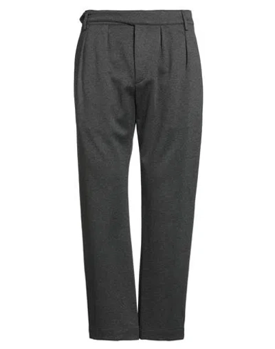 Dondup Man Pants Charcoal Size 34 Viscose, Polyester, Polyamide, Elastane In Gray