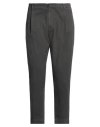 Dondup Man Pants Charcoal Size 35 Cotton, Elastane In Grey