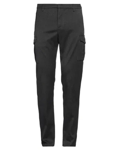 Dondup Man Pants Charcoal Size 28 Polyester, Viscose, Cotton, Elastane In Grey