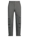 Dondup Man Pants Charcoal Size 36 Polyester, Viscose, Polyamide, Elastane In Charcoal