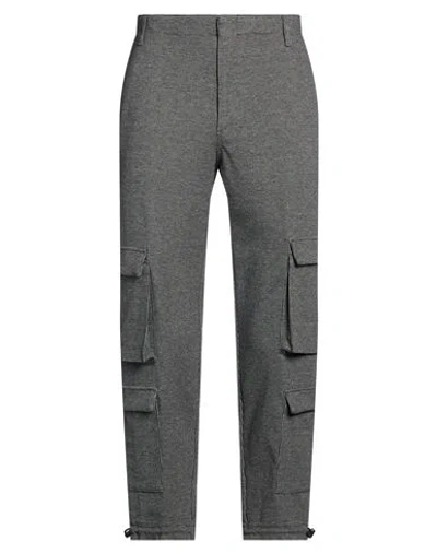 Dondup Man Pants Charcoal Size 36 Polyester, Viscose, Polyamide, Elastane