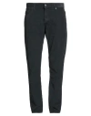 Dondup Man Pants Charcoal Size 38 Cotton, Elastane In Black