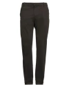 Dondup Man Pants Chocolate Brown Size 36 Cotton, Elastane In Black