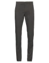 Dondup Cuffed Hem Stretch Cotton Trousers In Brown