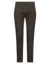 Dondup Man Pants Dark Brown Size 31 Cotton, Lyocell, Elastane