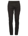 Dondup Man Pants Dark Brown Size 34 Cotton, Elastane