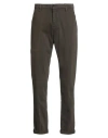 Dondup Man Pants Dark Brown Size 35 Cotton, Elastane