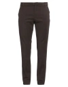 Dondup Man Pants Dark Brown Size 38 Cotton, Lyocell, Elastane