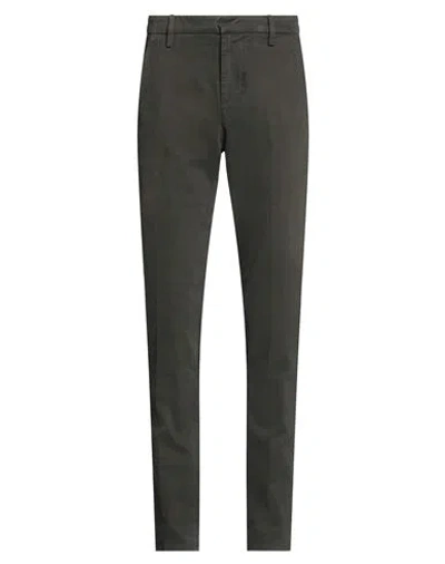 DONDUP DONDUP MAN PANTS DARK GREEN SIZE 29 COTTON, ELASTANE