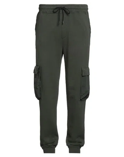Dondup Man Pants Dark Green Size Xxl Cotton, Polyamide, Elastane